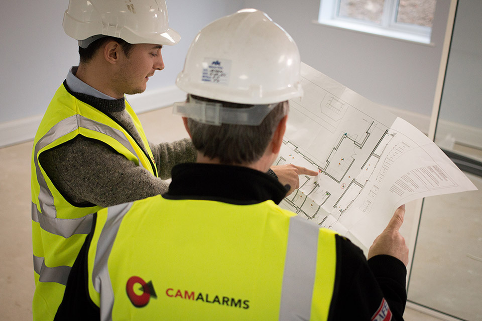 Site surveys by CamAlarms fire and security engineers